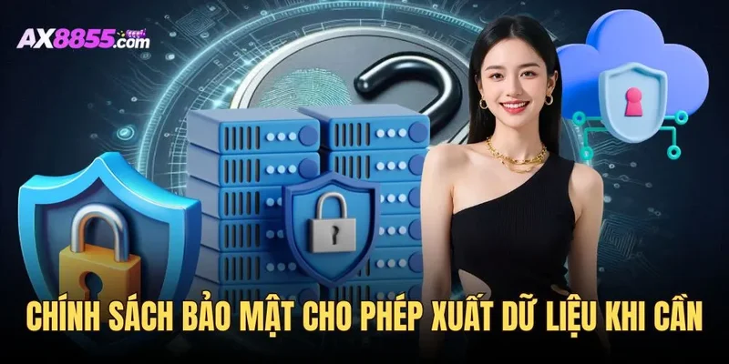 Chính sách bảo mật cho phép xuất dữ liệu khi cần