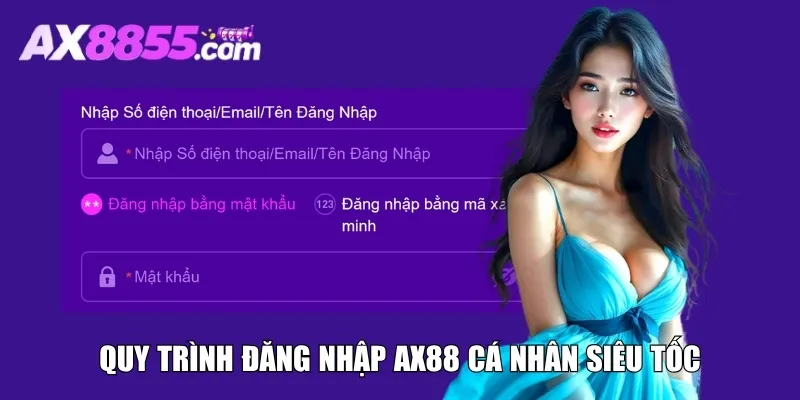 Quy trình đăng nhập AX88 nhân siêu tốc